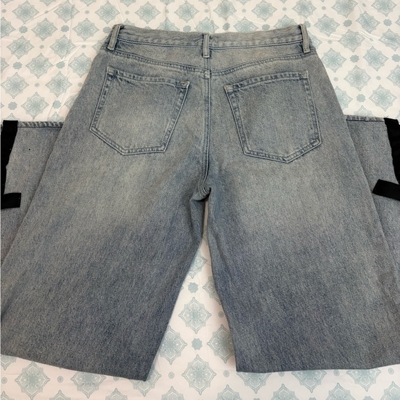 Pacsun Lena Low Rise Super Baggy Bow Jeans - Picture 6 of 13